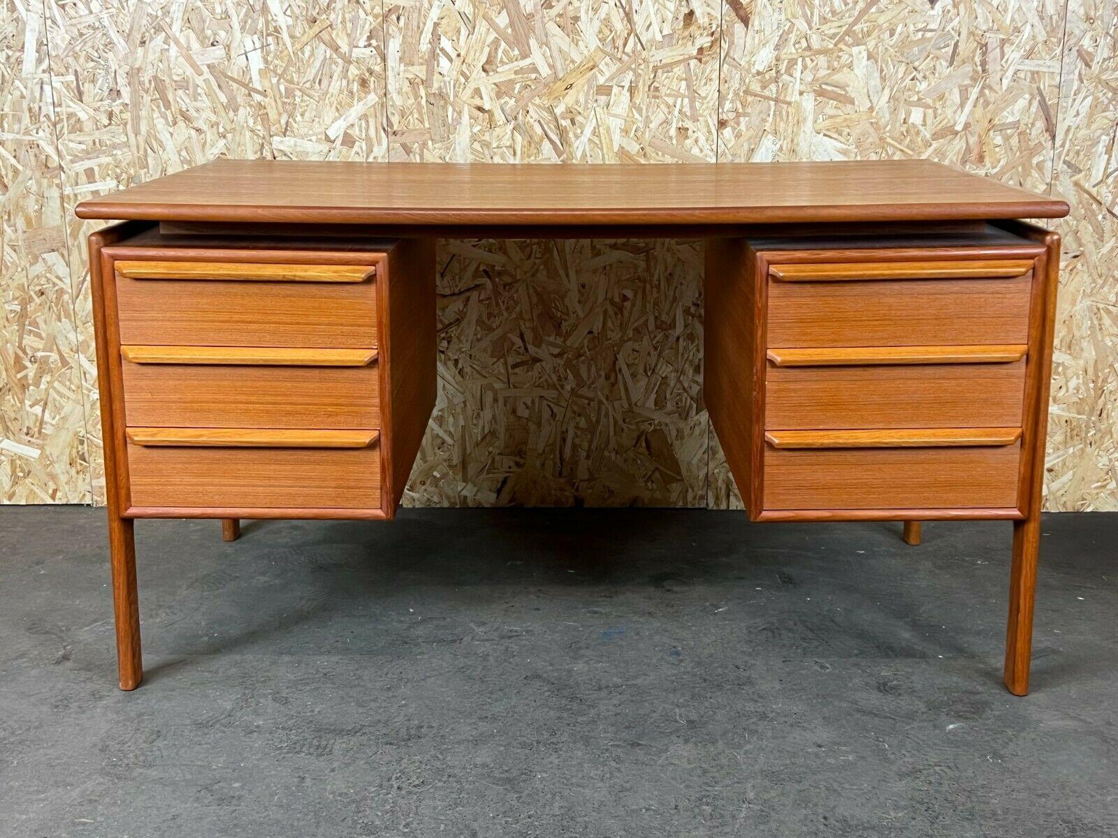 60s 70s teak writing desk by GV Gaasvig for GV Møbler 60s

Object: Writing Desk

Manufacturer: GV Moebler

Condition: good - vintage

Age: around 1960-1970

Dimensions:

130cm x 75cm x 71cm

Other notes:

The pictures serve as part