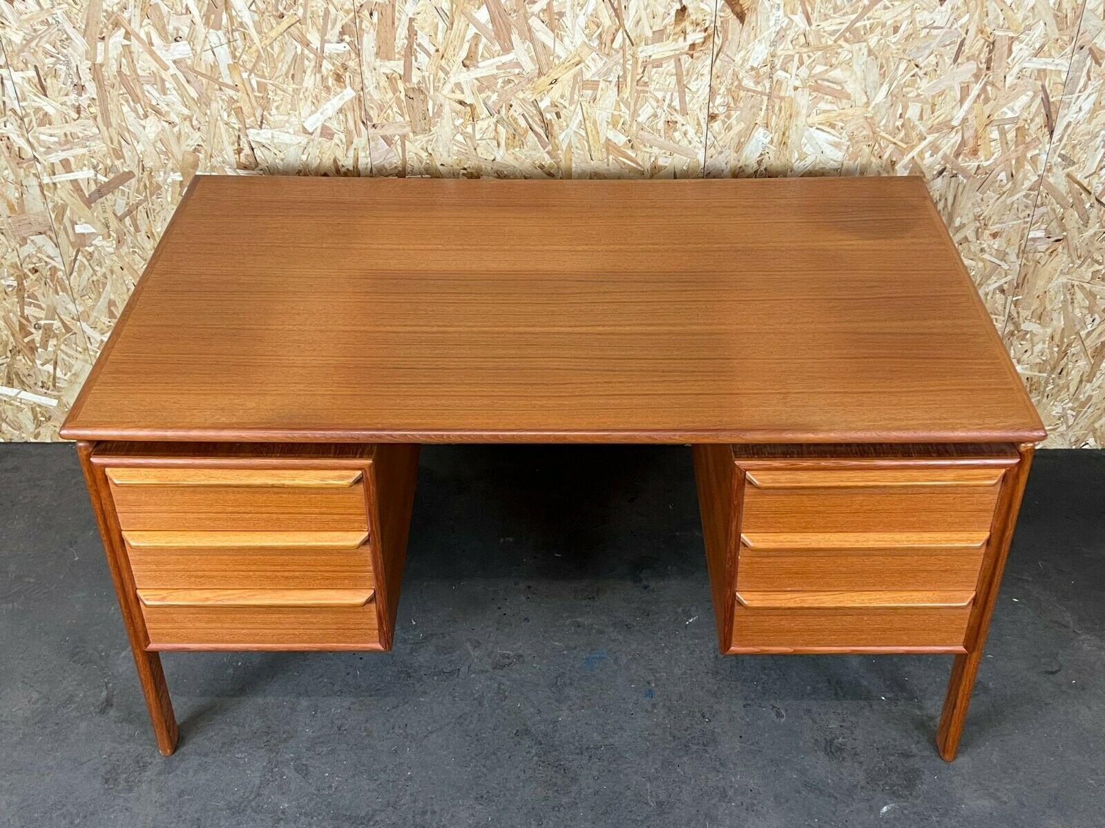 Danish 60s 70s Teak Writing Desk by GV Gaasvig for GV Møbler  For Sale