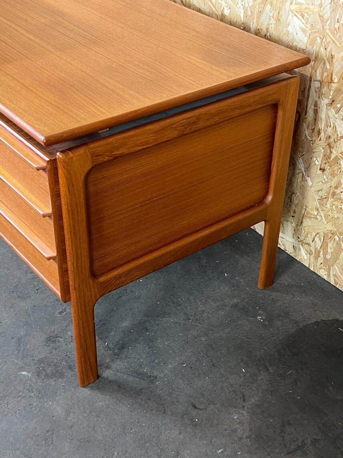 Late 20th Century 60s 70s Teak Writing Desk by GV Gaasvig for GV Møbler  For Sale