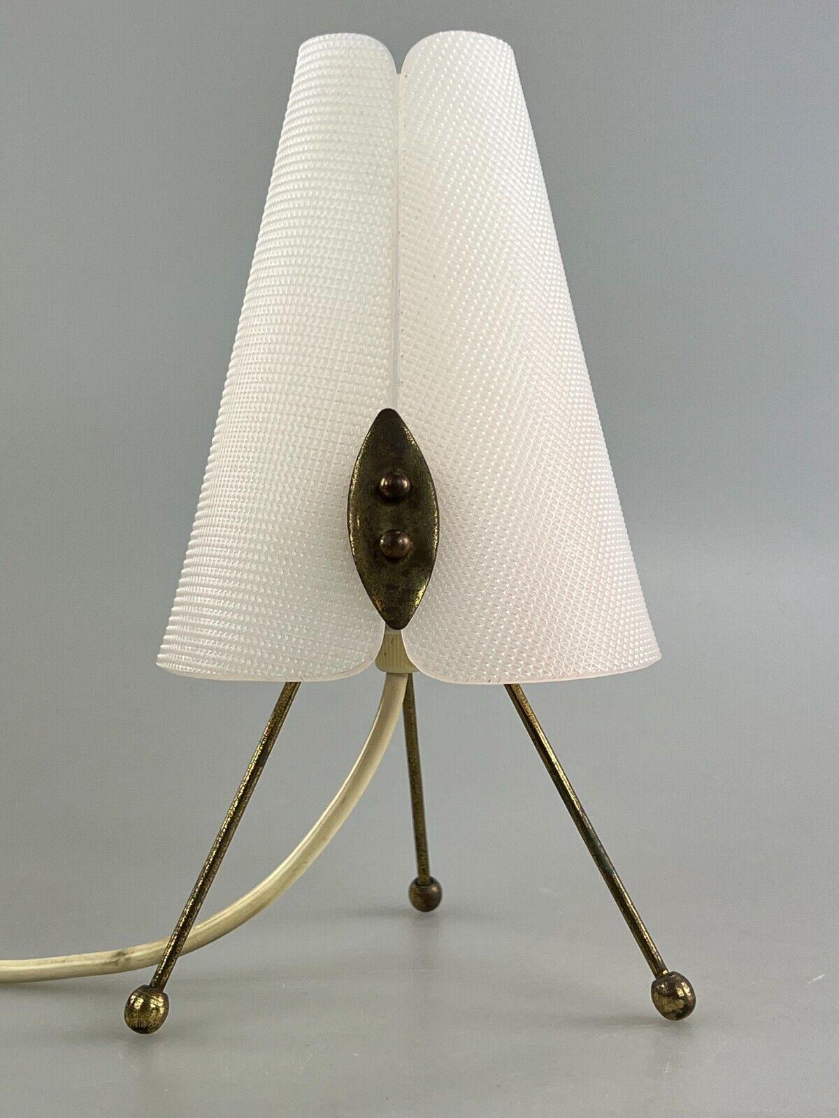German 60s 70s Tripod Lamp Acrylic Table Lamp Bedside Lamp Space Age Design