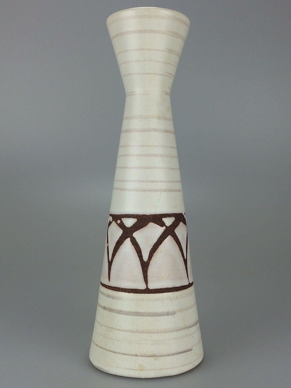 Allemand Vase de table Vase de table Vase de fleur Vase en céramique Vase en céramique Design de l'ère spatiale, années 60 en vente