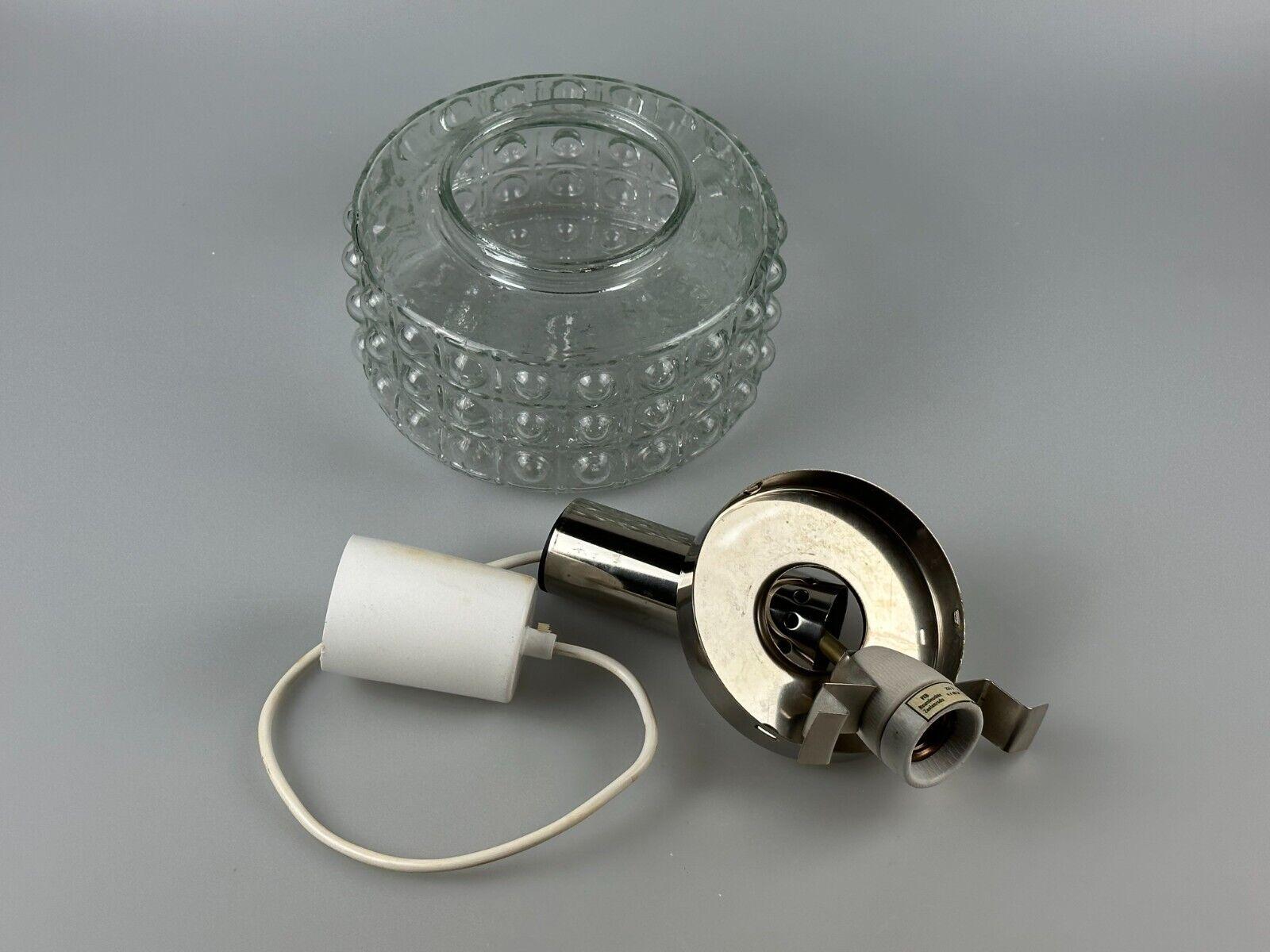Lampada a sospensione anni '60-'70 NO AGE lampada da soffitto a bolla in vetro cromato design Space/One in vendita 11