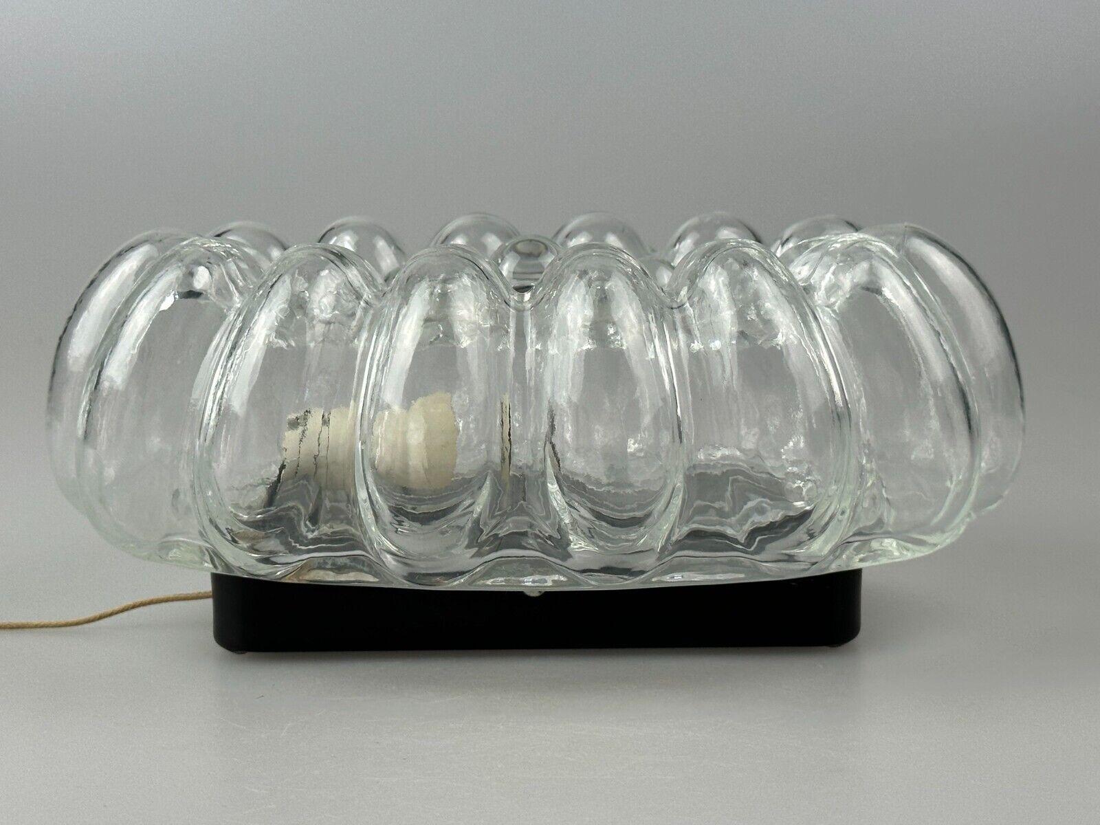 60s 70s wall lamp made of glass & metal bubble wall sconce space age design For Sale 2