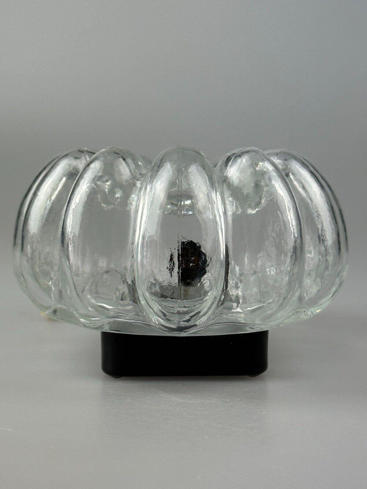 60s 70s wall lamp made of glass & metal bubble wall sconce space age design For Sale 3