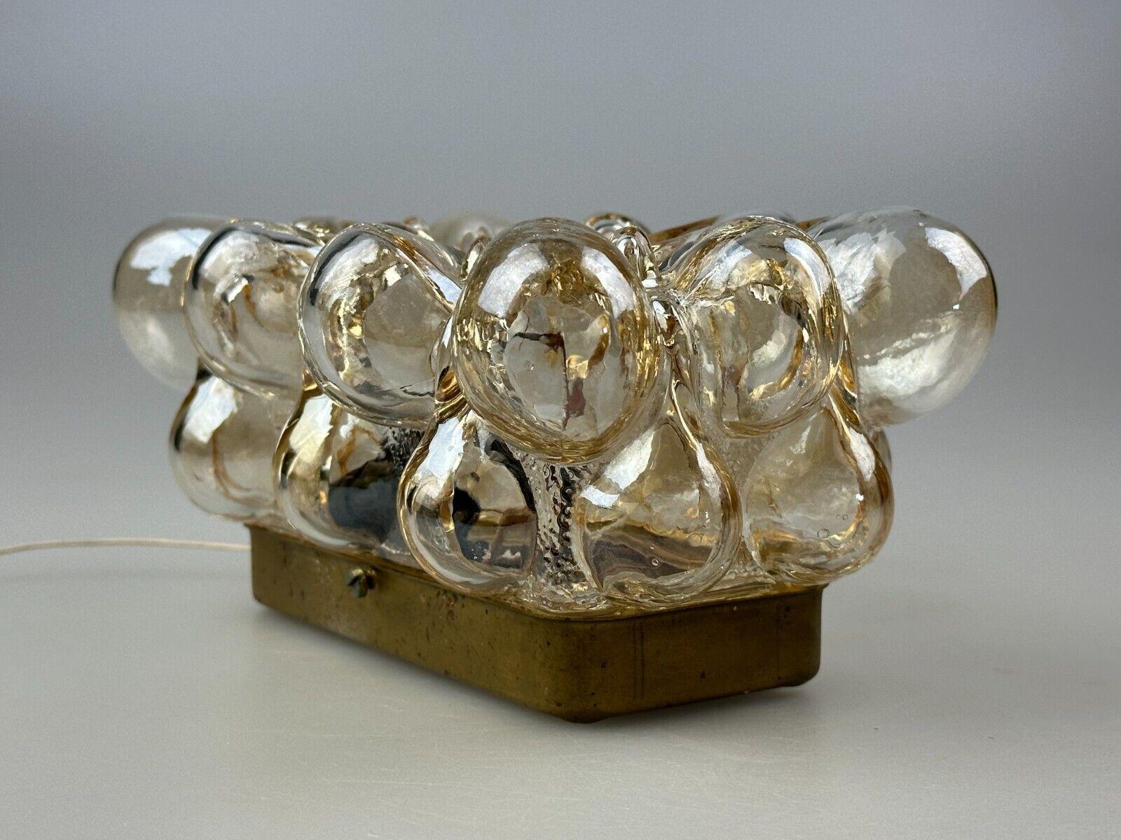 60s 70s wall lamp made of glass metal Bubble Wall Sconce Space Age Germany For Sale 4