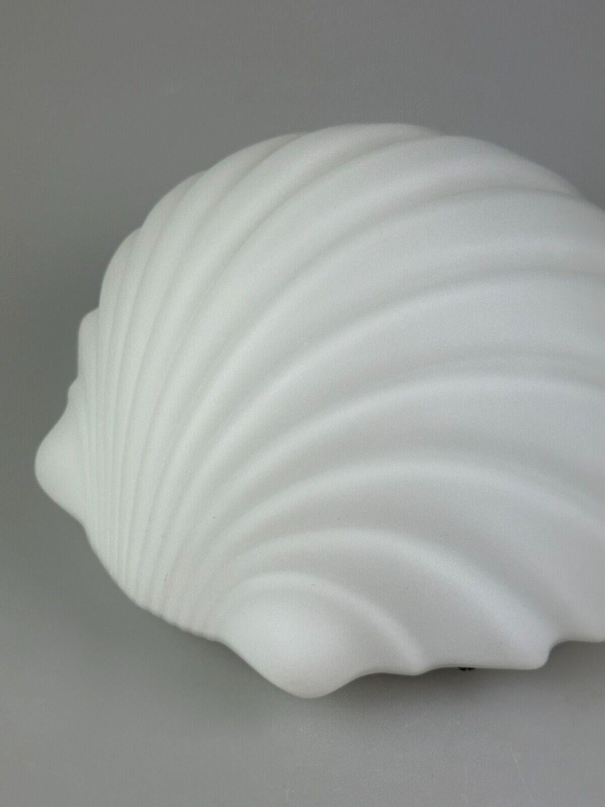 60s 70s wall lamp shell Glashütte Limburg Germany Space Age design For Sale 11