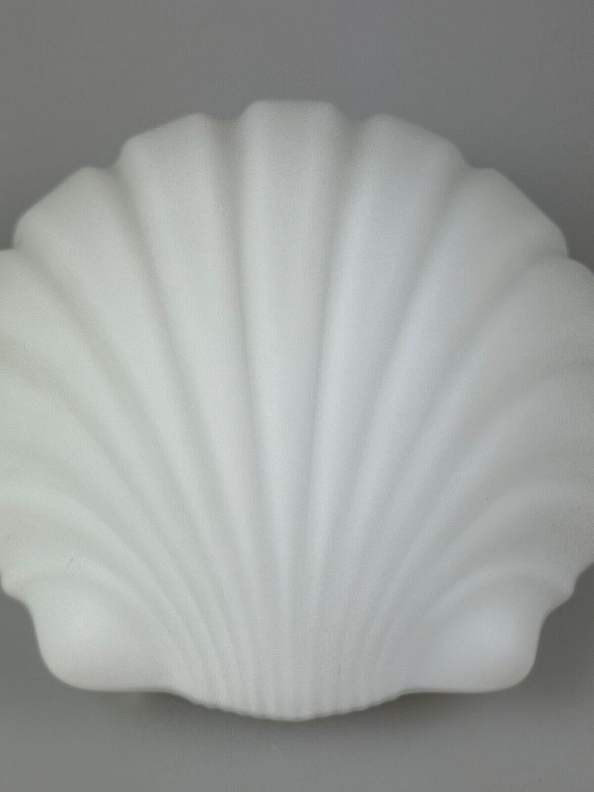 60s 70s wall lamp shell Glashütte Limburg Germany Space Age design For Sale 1