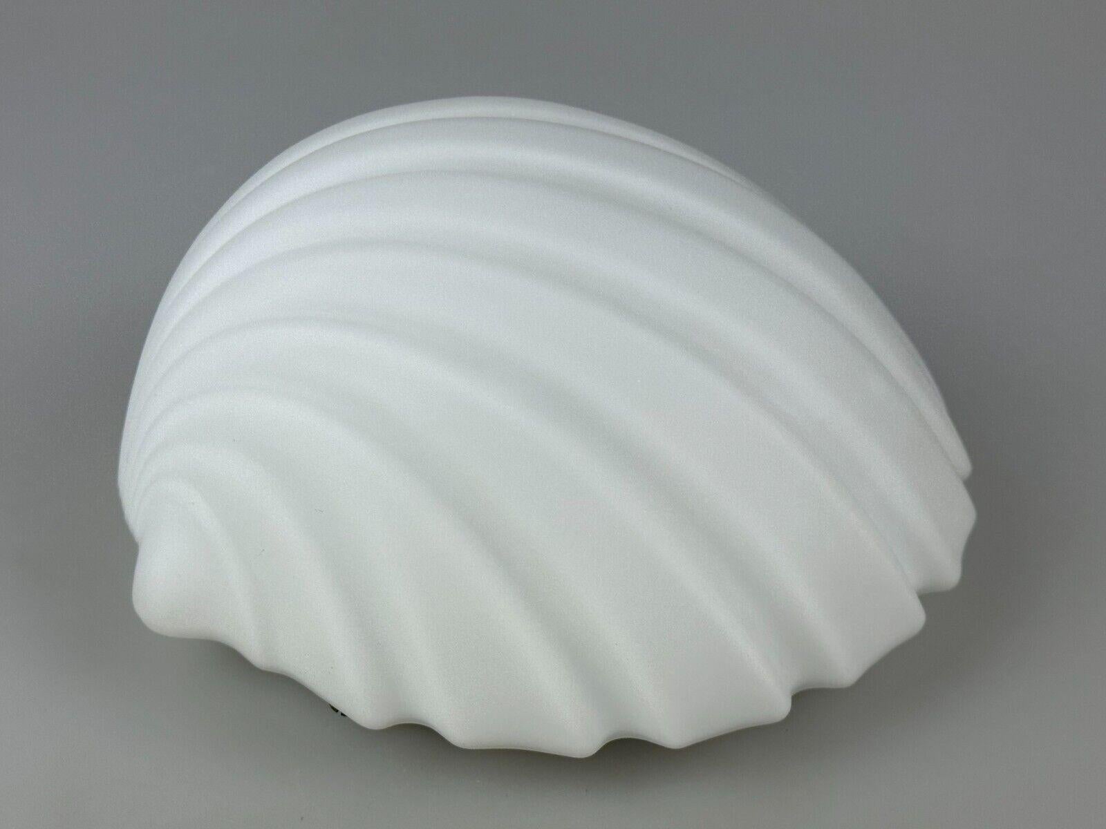 60s 70s wall lamp shell Glashütte Limburg Germany Space Age design For Sale 3