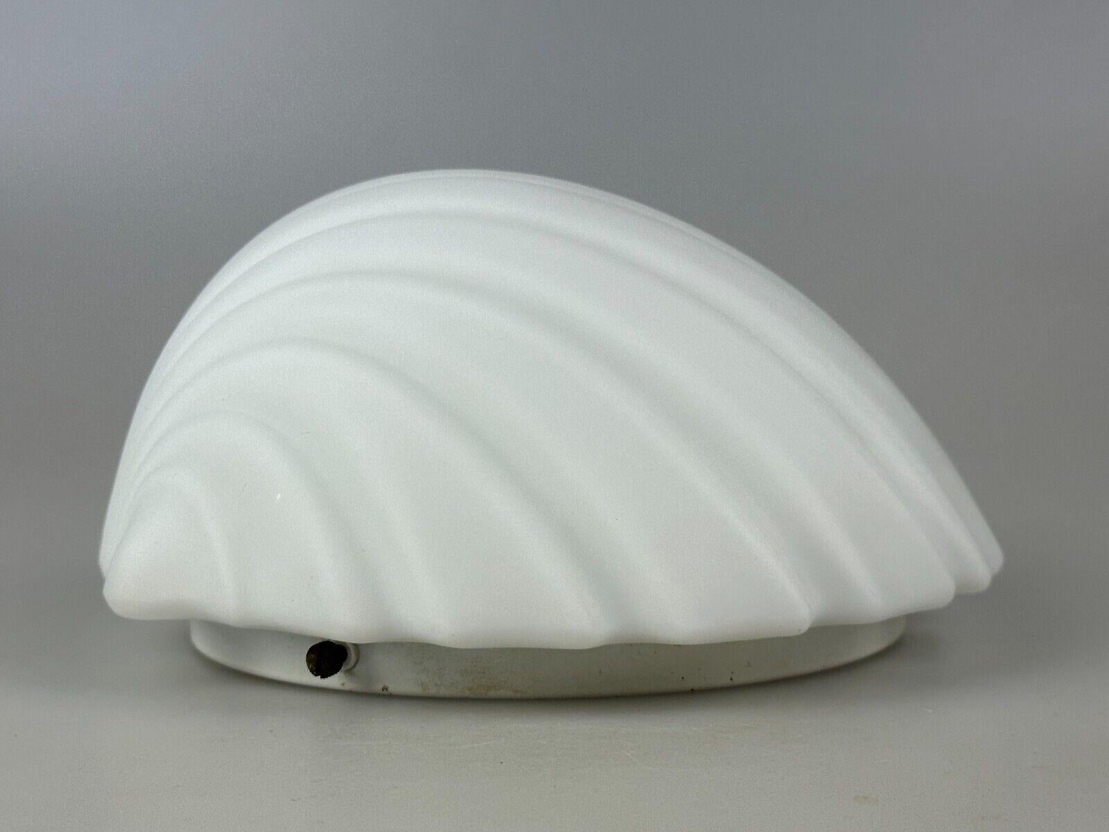 60s 70s wall lamp shell Glashütte Limburg Germany Space Age design For Sale 4