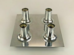 Lampada da parete anni '60-'70 Wandlampe Cosack Chrome Wall Light Design