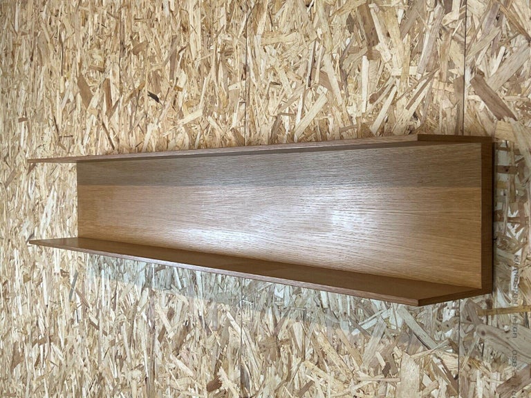 60s 70s wall shelf shelf oak Oak Walter Wirz for Wilhelm Renz Design ...
