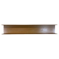 60s 70s wall shelf shelf oak Oak Walter Wirz for Wilhelm Renz Design