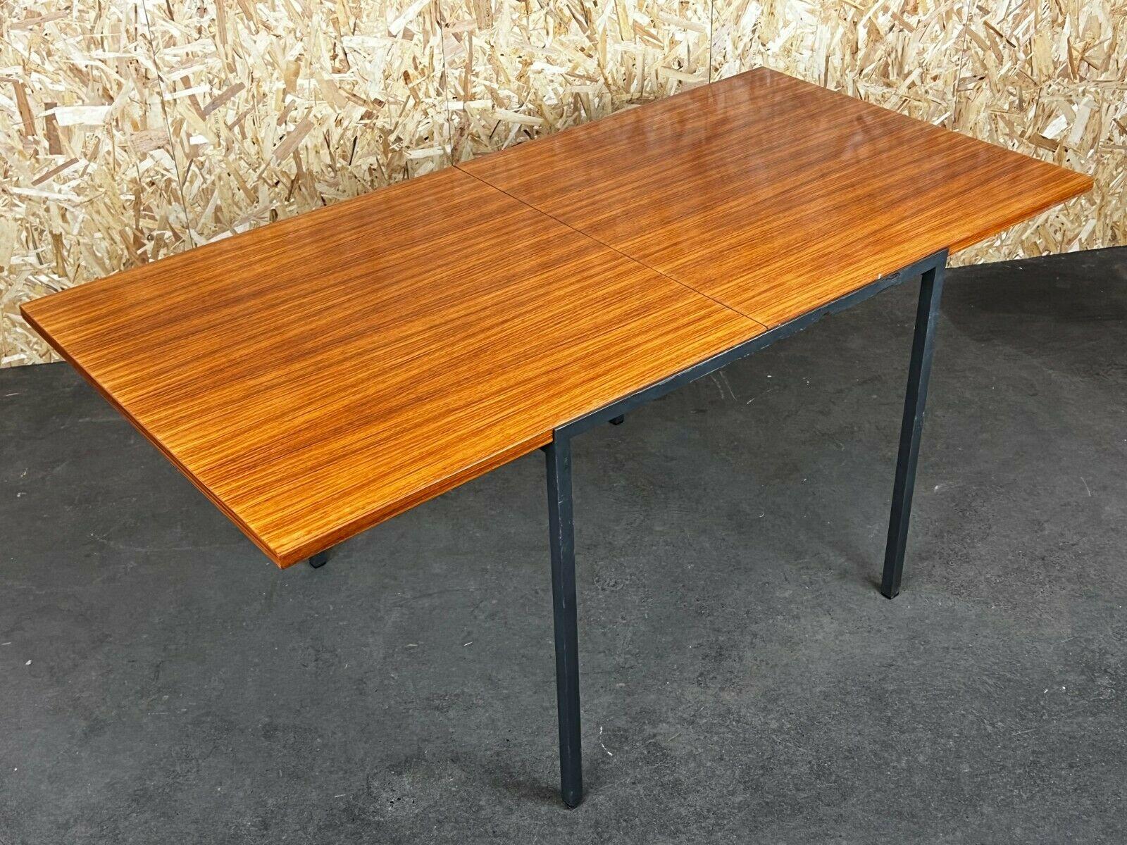 60s 70s Walnut Dining Table Wilhelm Renz Dining Table Folding Table For Sale 6