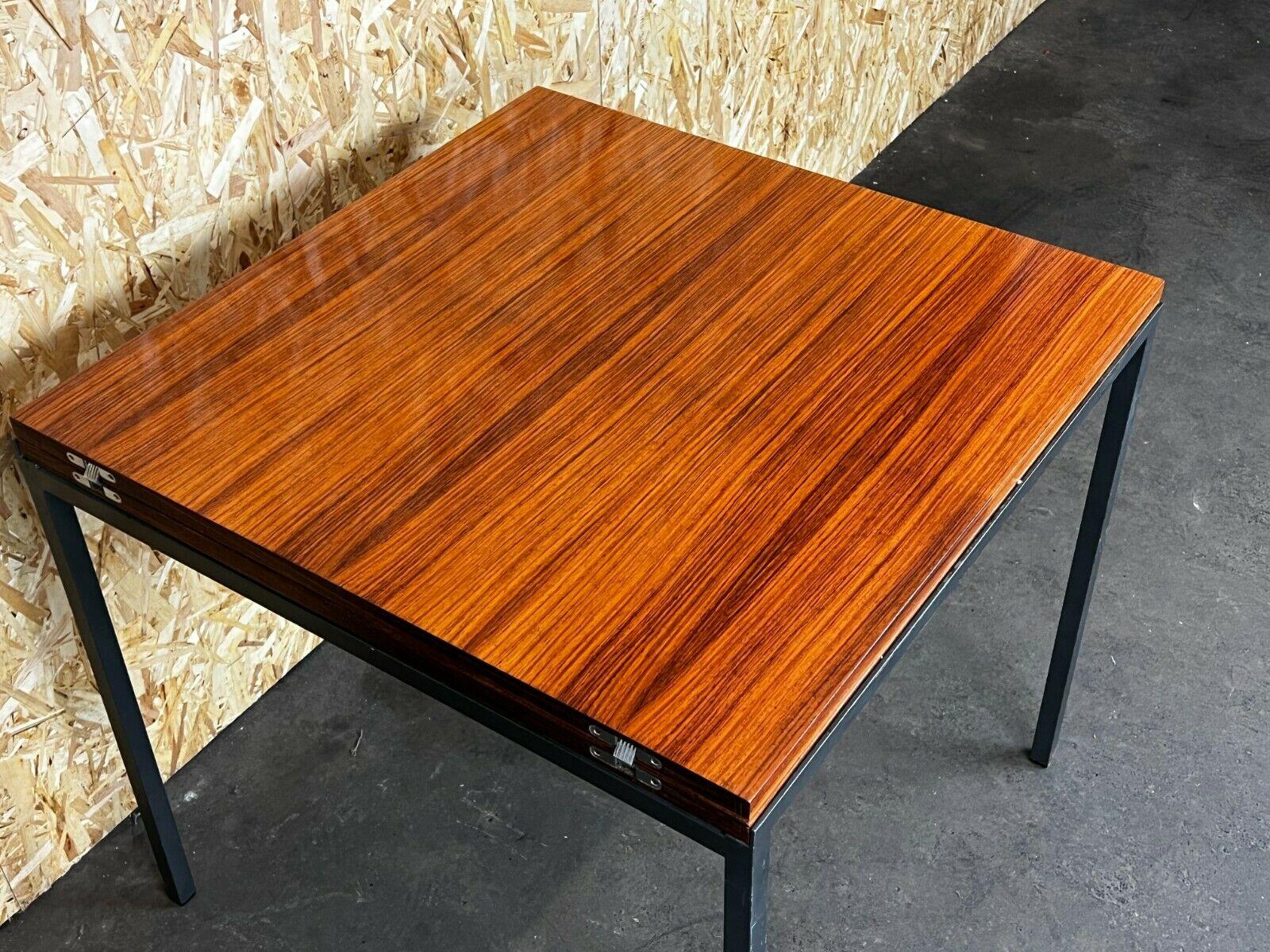 60s 70s Walnut Dining Table Wilhelm Renz Dining Table Folding Table In Good Condition For Sale In Neuenkirchen, NI