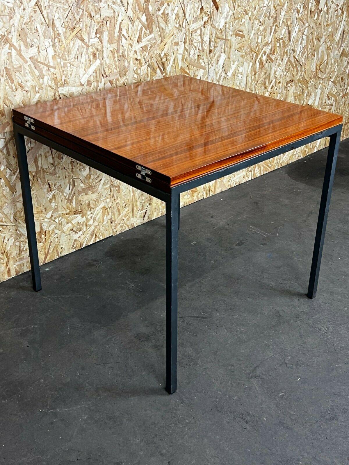 Late 20th Century 60s 70s Walnut Dining Table Wilhelm Renz Dining Table Folding Table For Sale