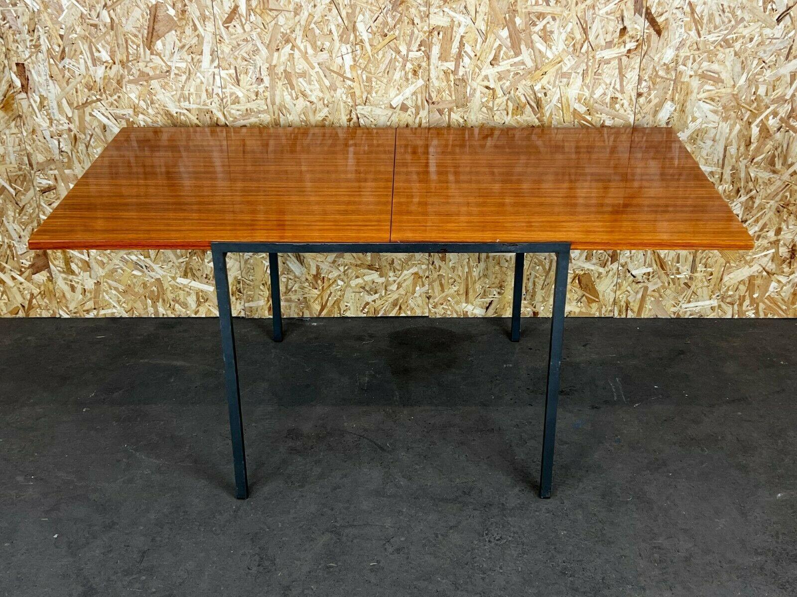 60s 70s Walnut Dining Table Wilhelm Renz Dining Table Folding Table For Sale 1