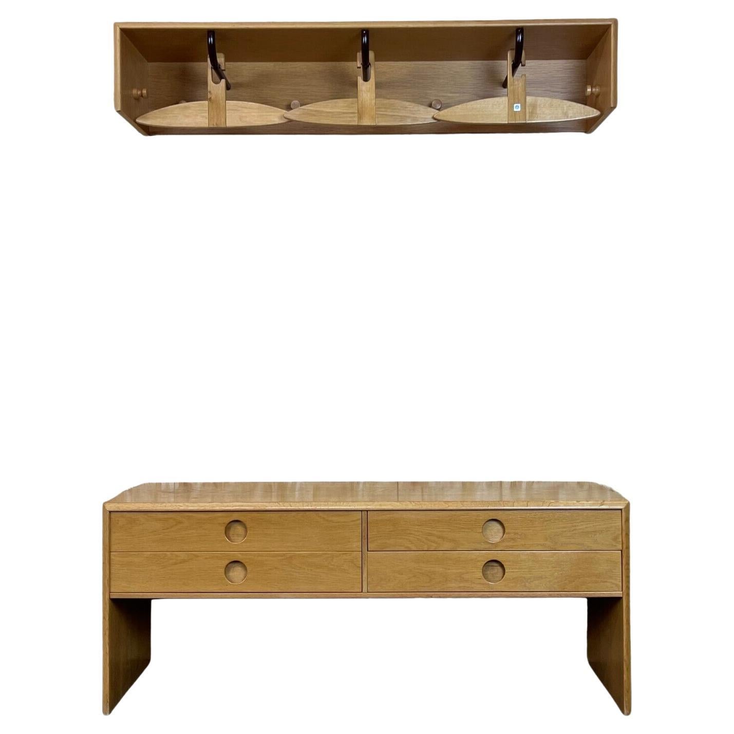 60s 70s Wardrobe Sideboard Cabinet Oak VM Vildbjerg Danish Design For Sale