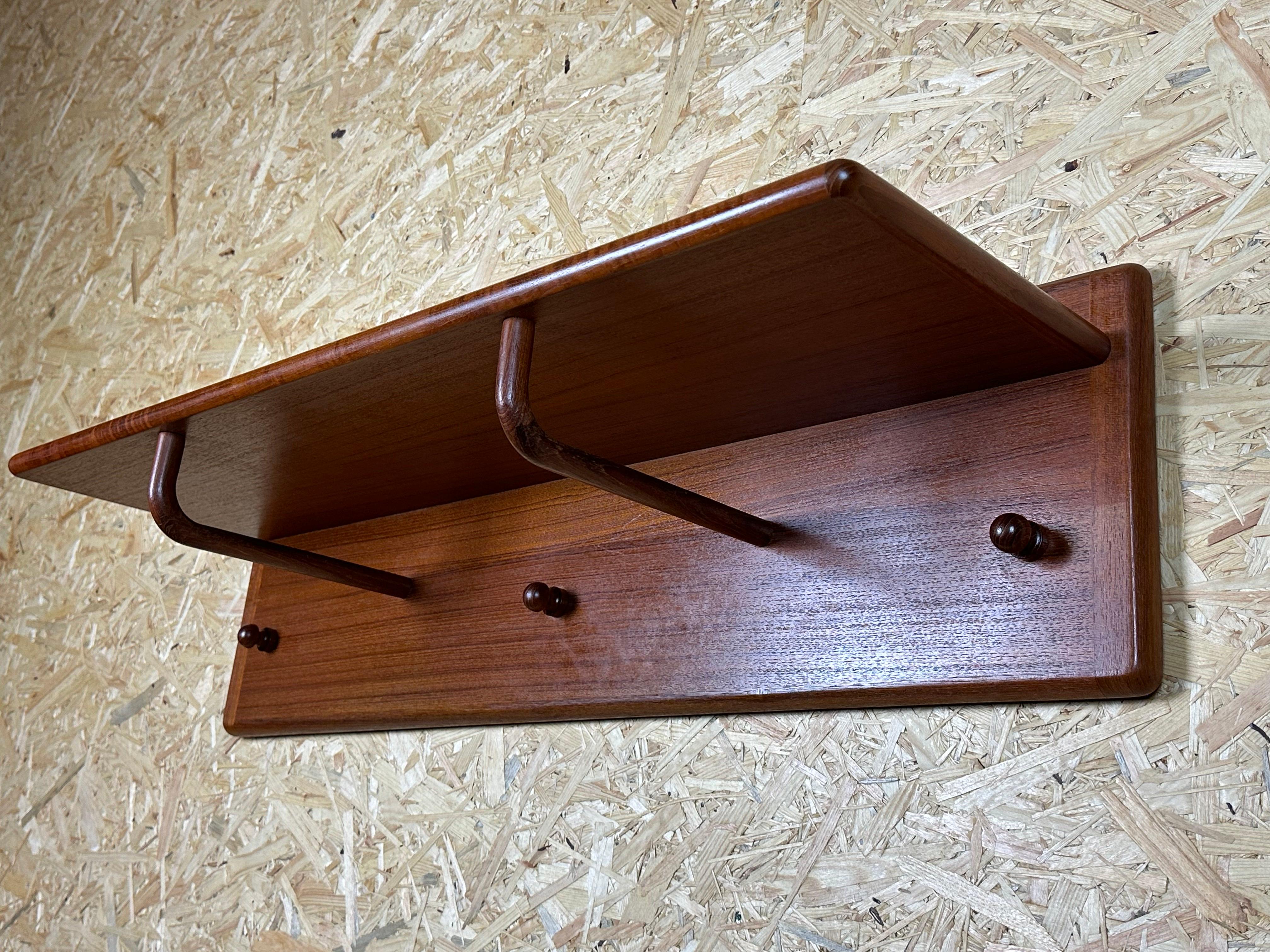 Armadio a muro anni '60-'70 in teak di Vildbjerg Møbelfabrik Danimarca in vendita 4