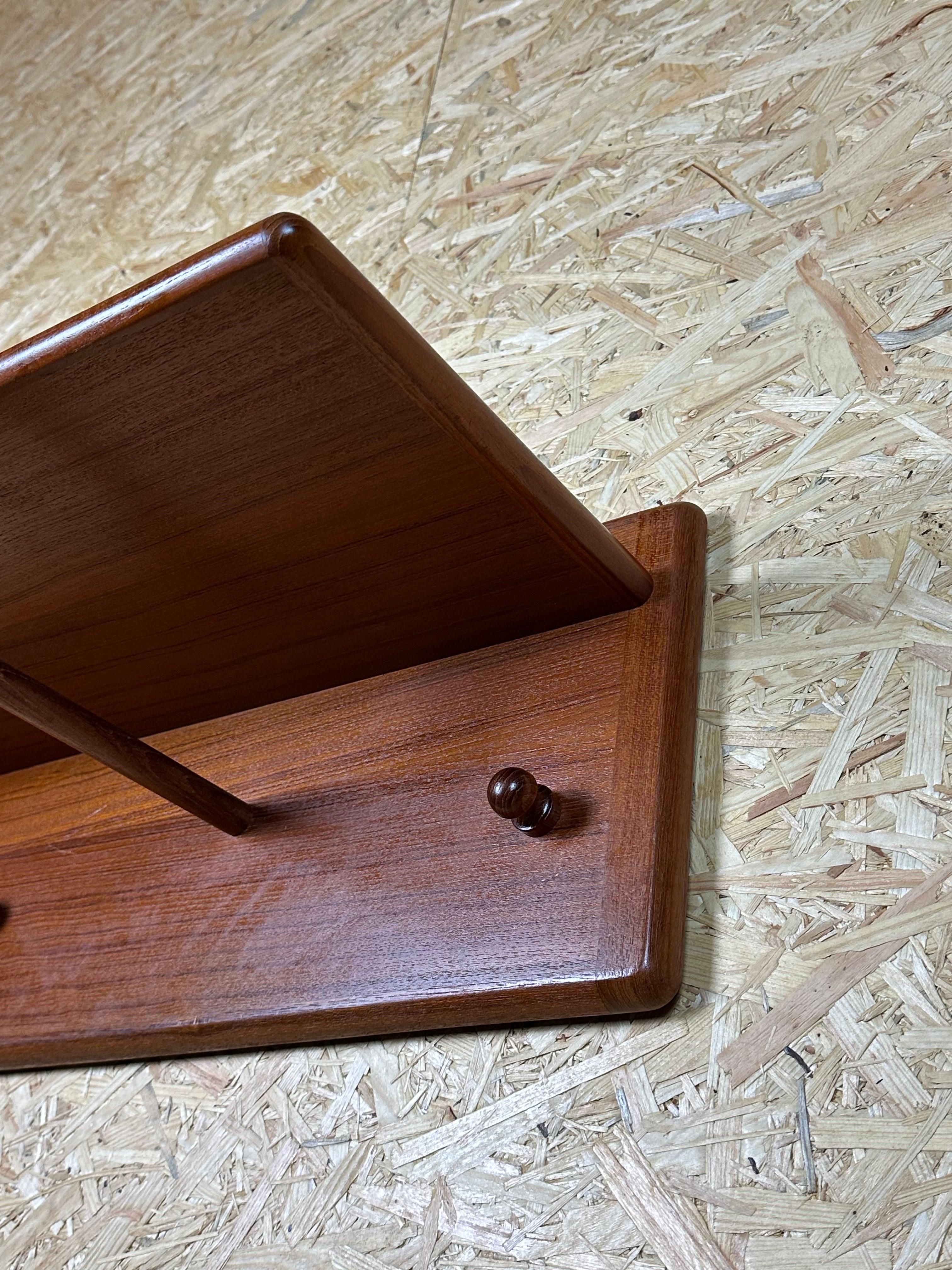 Armadio a muro anni '60-'70 in teak di Vildbjerg Møbelfabrik Danimarca in vendita 5