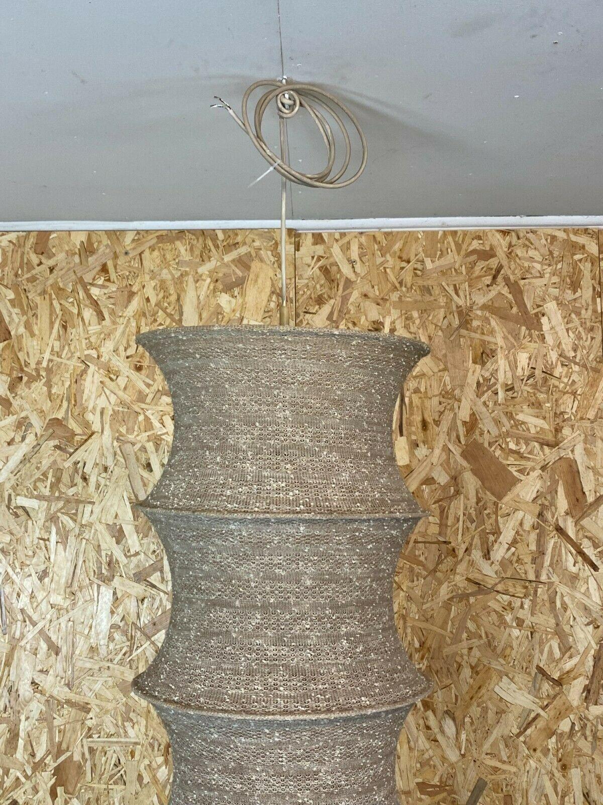 Late 20th Century 60s 70s XXL Lamp Light Pendant Lamp Hose Lamp Fabric Fabric For Sale