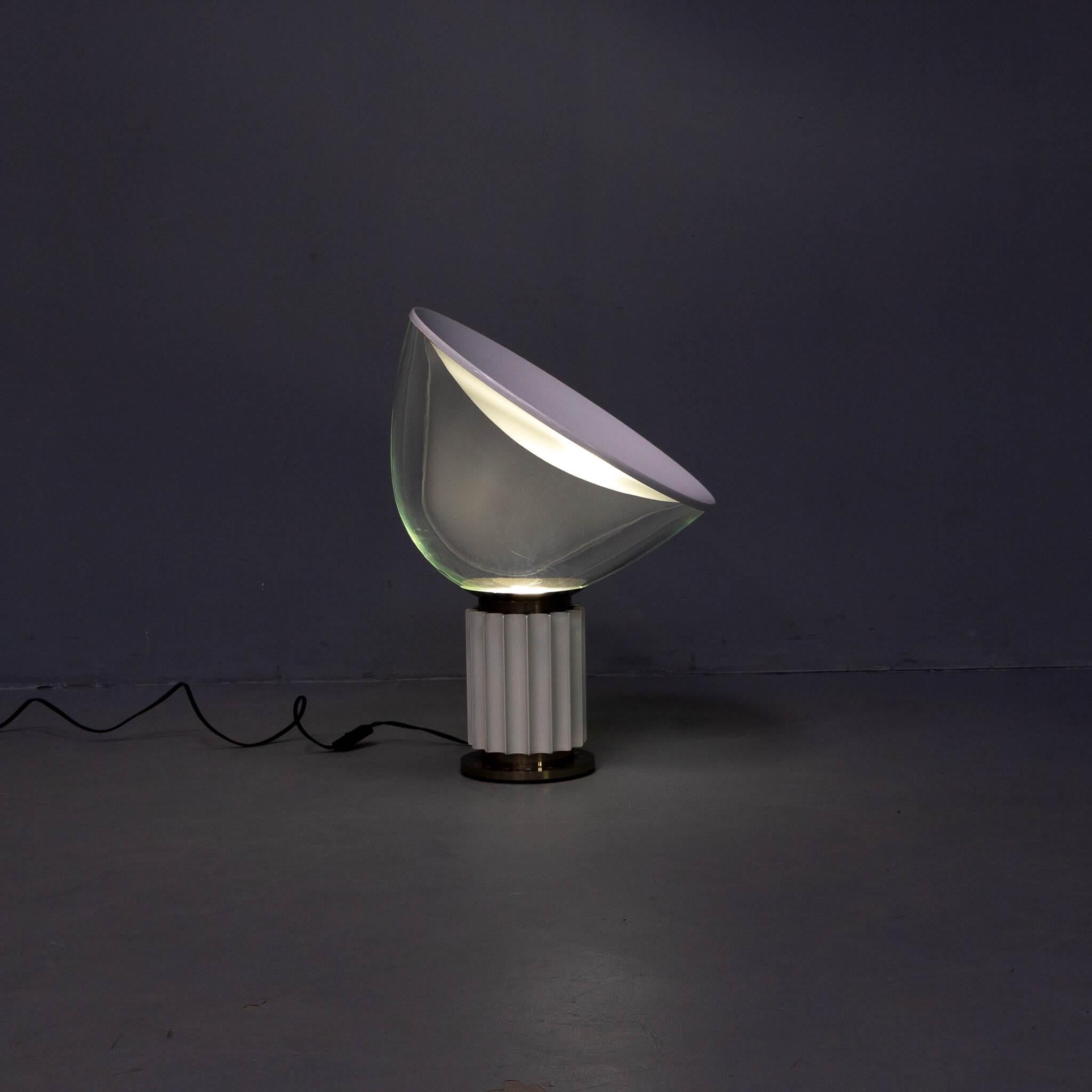 Italian 1960s Achille & Pier Giacomo Castiglioni ‘Taccia’ Table Lamp for Flos