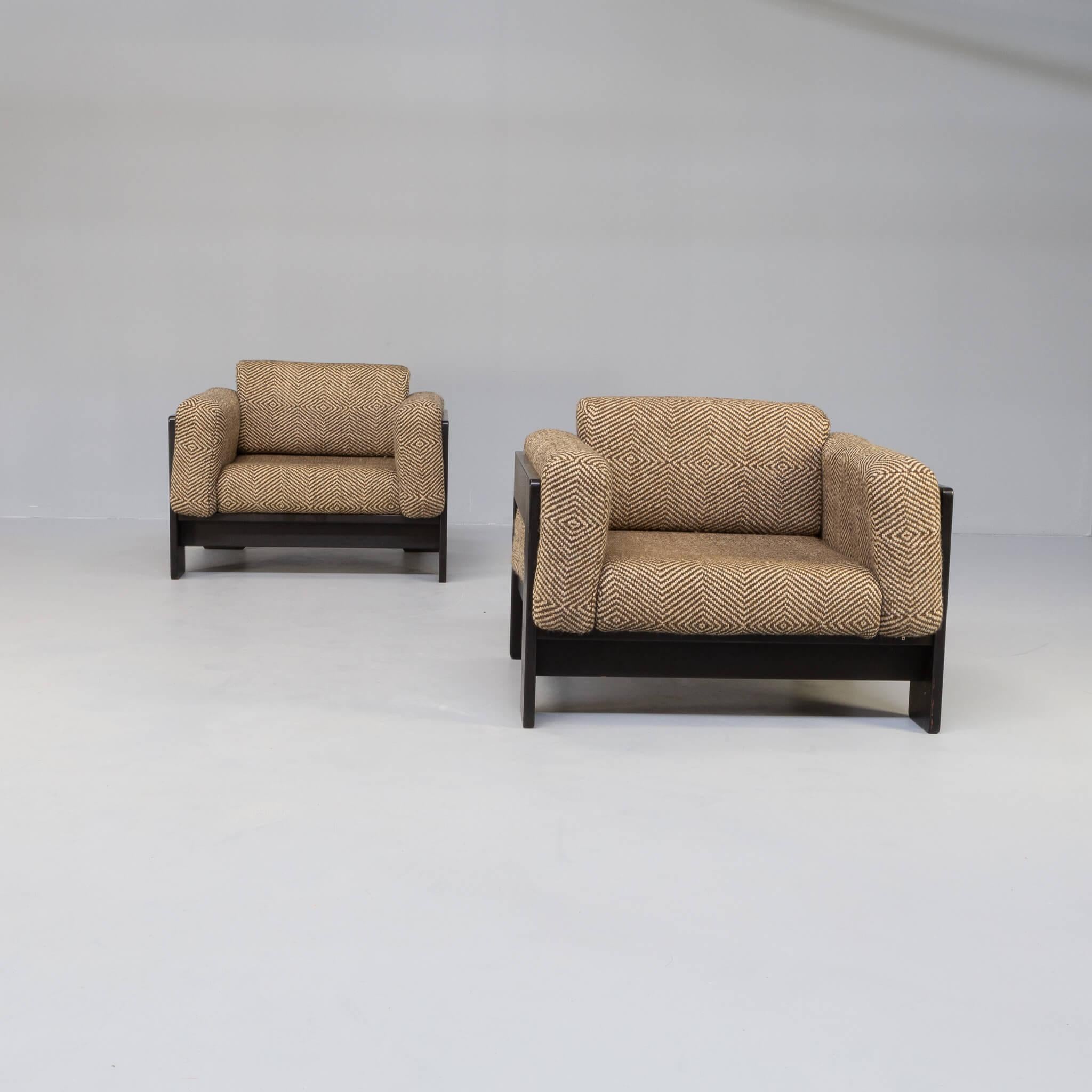 Italian 60s Afra & Tobia Scarpa ‘Bastiano’ Fauteuil for Gavina Set / 2 For Sale