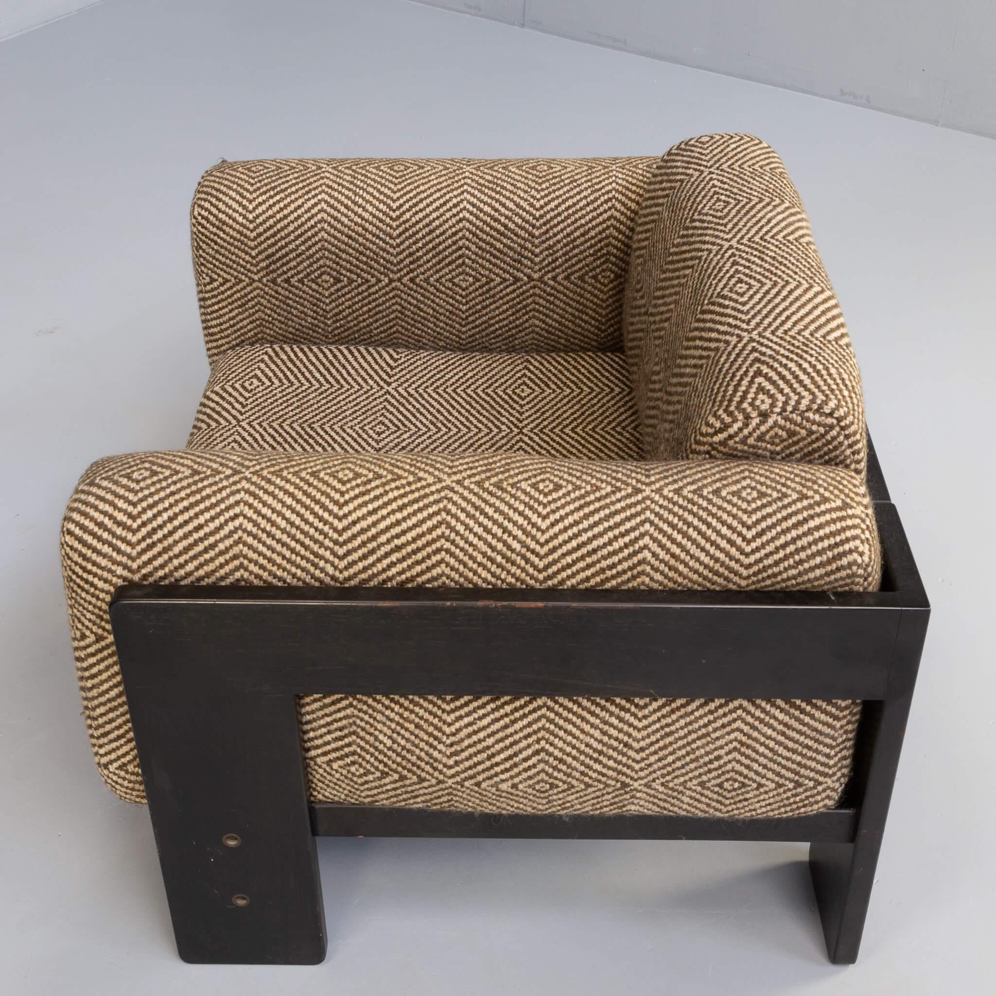 60s Afra & Tobia Scarpa ‘Bastiano’ Fauteuil for Gavina Set / 2 For Sale 2