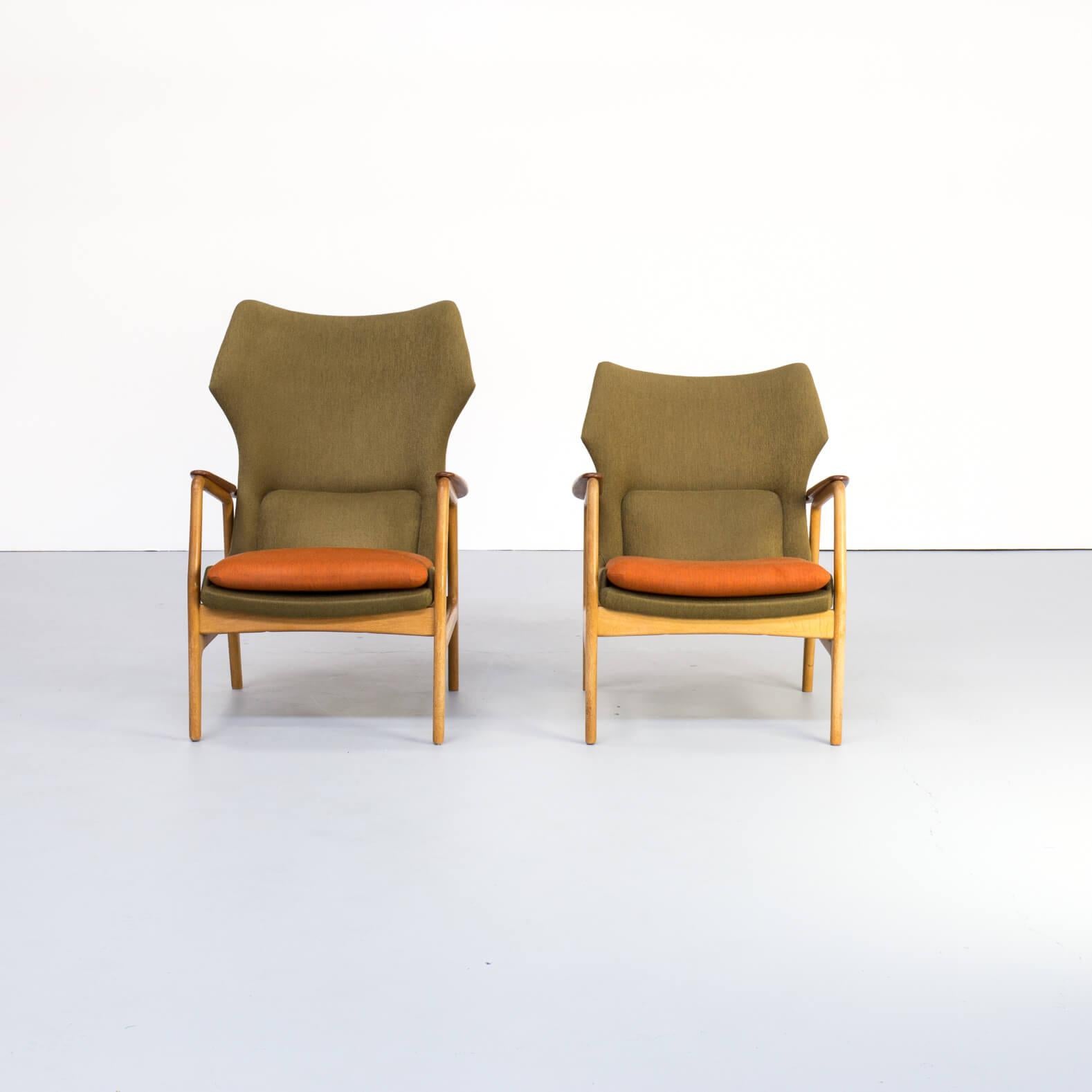 Mid-Century Modern 1960s Aksel Bender Madsen ‘Karen & Edith’ Fauteuil for Bovenkamp Set/2