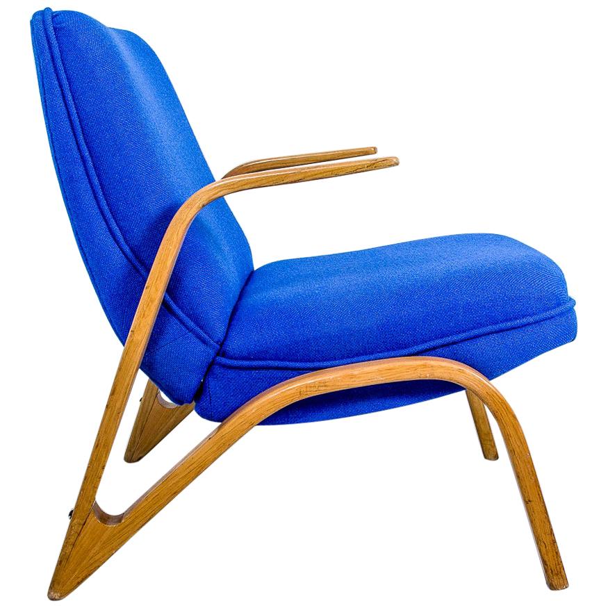 1960s Armchair from Scandinavia, Newly Upholstered For Sale