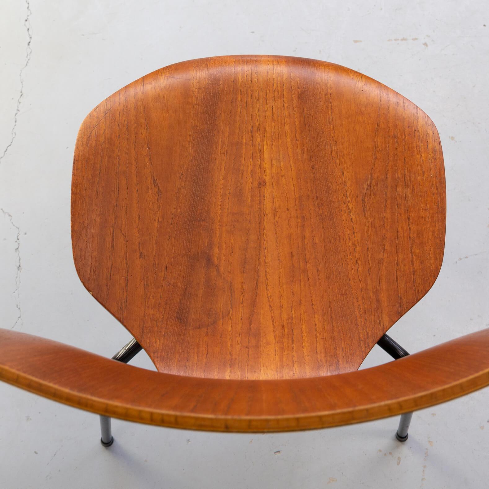 60s Arne Jacobsen ‘hammer’ Chair for Fritz Hansen Set/4 For Sale 8