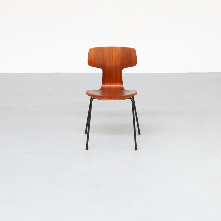 20th Century 60s Arne Jacobsen ‘hammer’ Chair for Fritz Hansen Set/4