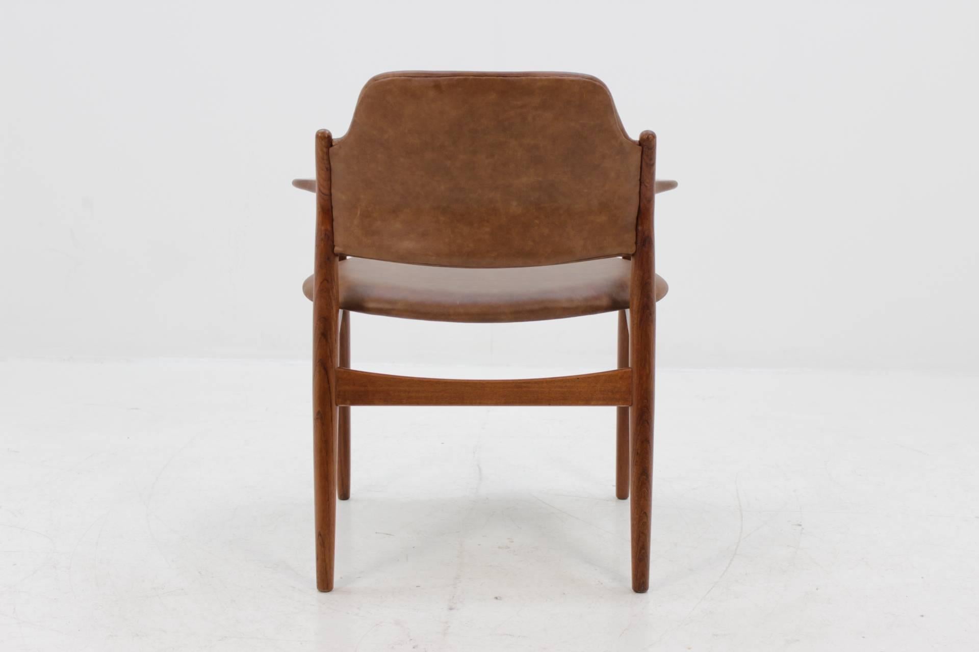 1960s Arne Vodder Danish Teak Armchair In Good Condition In Praha, CZ