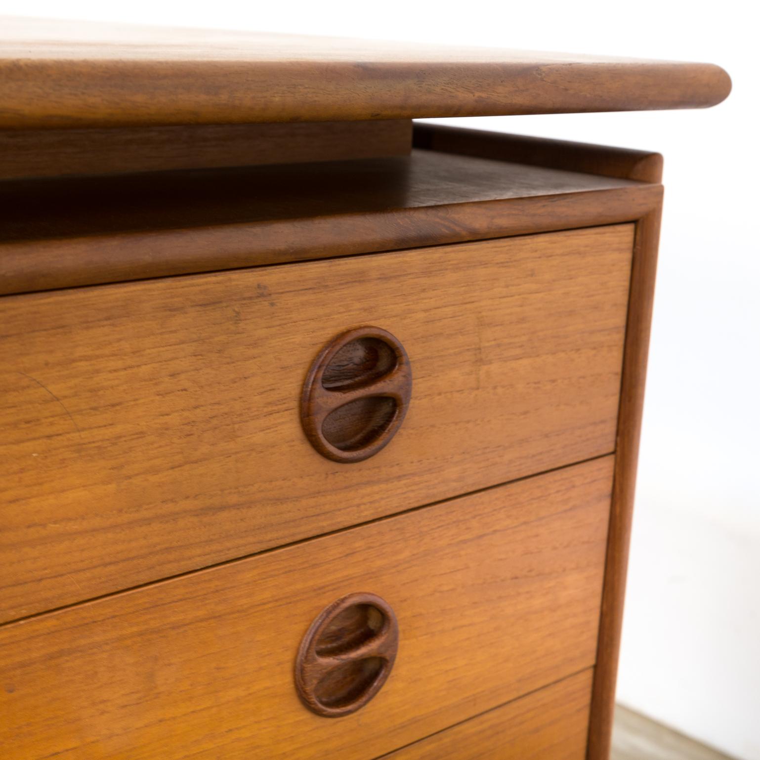 1960s Arne Vodder Teak Writing Desk for GV Møbler For Sale 3