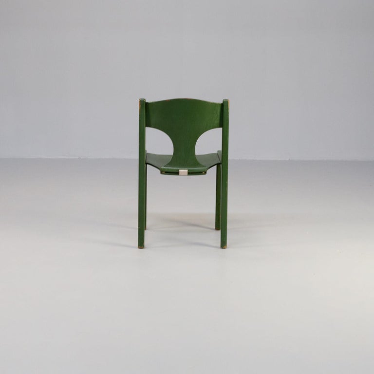 60s Augusto Savini ‘Savini’ Chairs for Pozzi Set/3 3