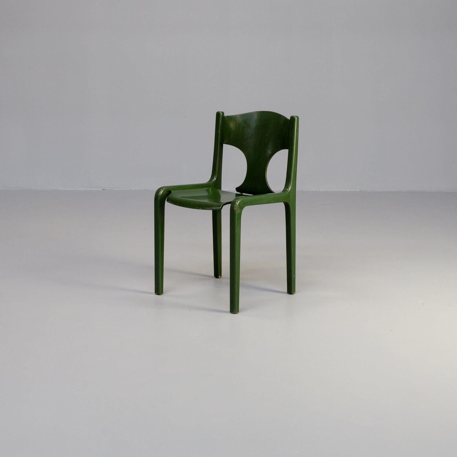 60s Augusto Savini ‘Savini’ Chairs for Pozzi Set/3 In Good Condition For Sale In Amstelveen, Noord