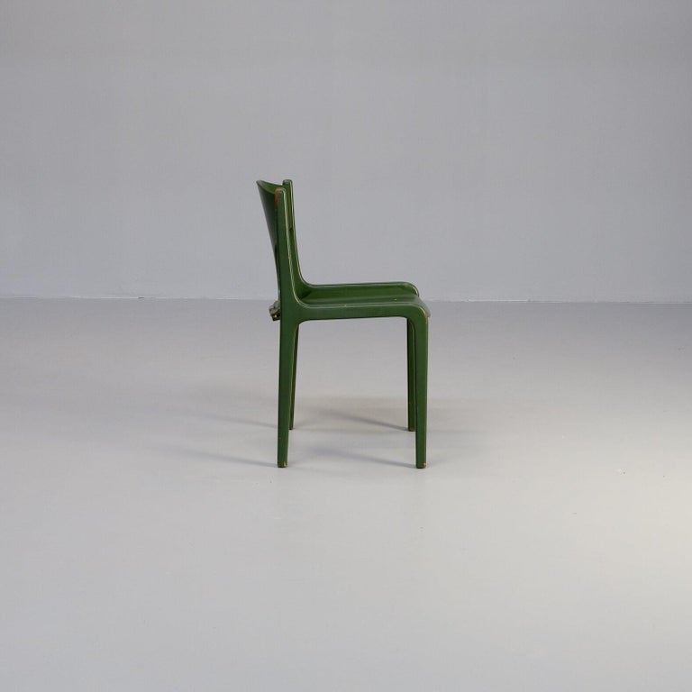 60s Augusto Savini ‘Savini’ Chairs for Pozzi Set/3 1
