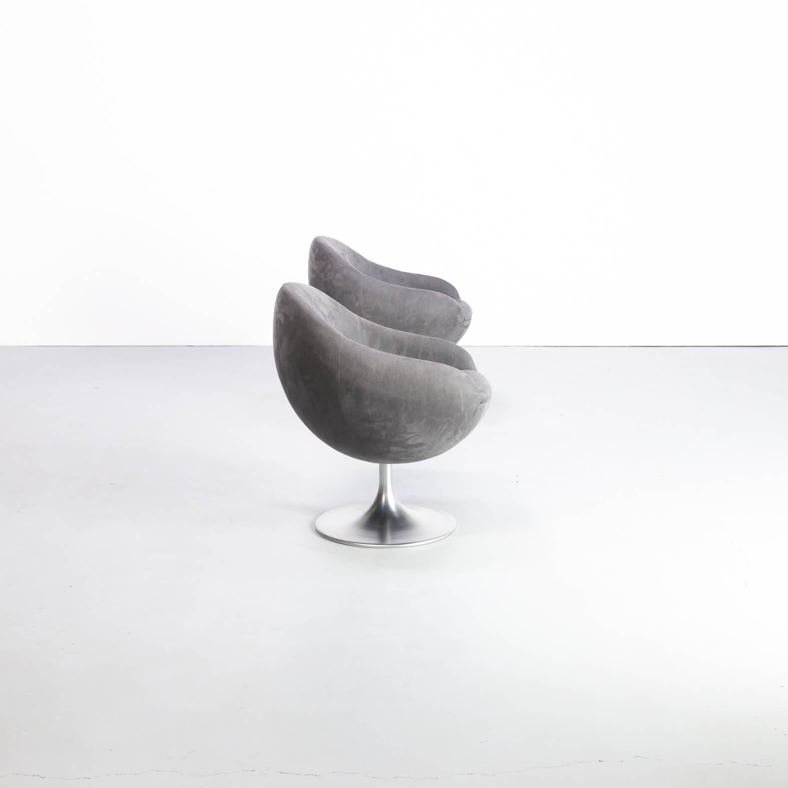 20th Century 1960s B. Johanson ‘Comet Cosmos’ Swivel Chair for Johanson Design Set of 2 For Sale