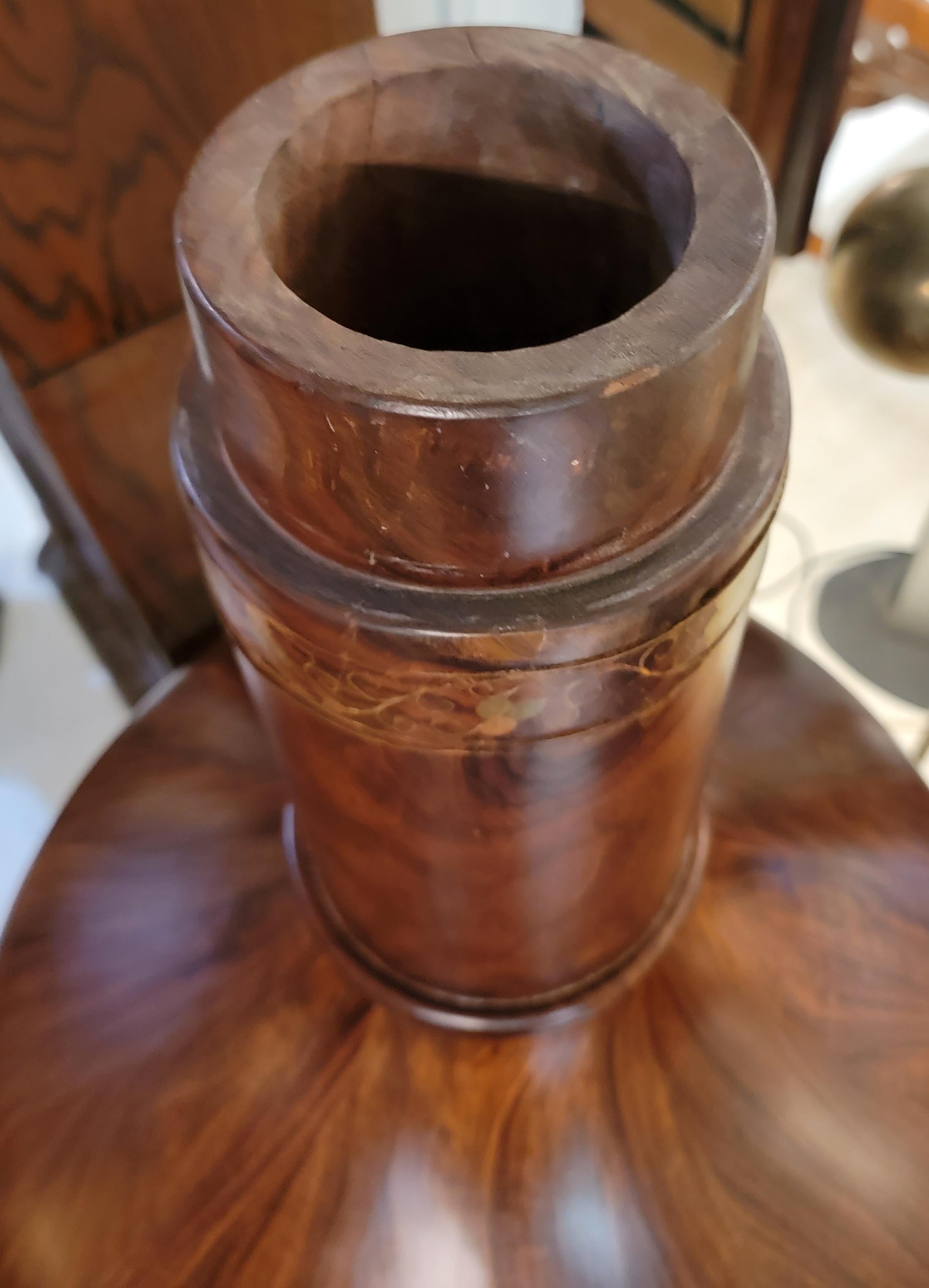 60s Bar Aldo Tura Style Mahogany Bar With Brass Inlay 1