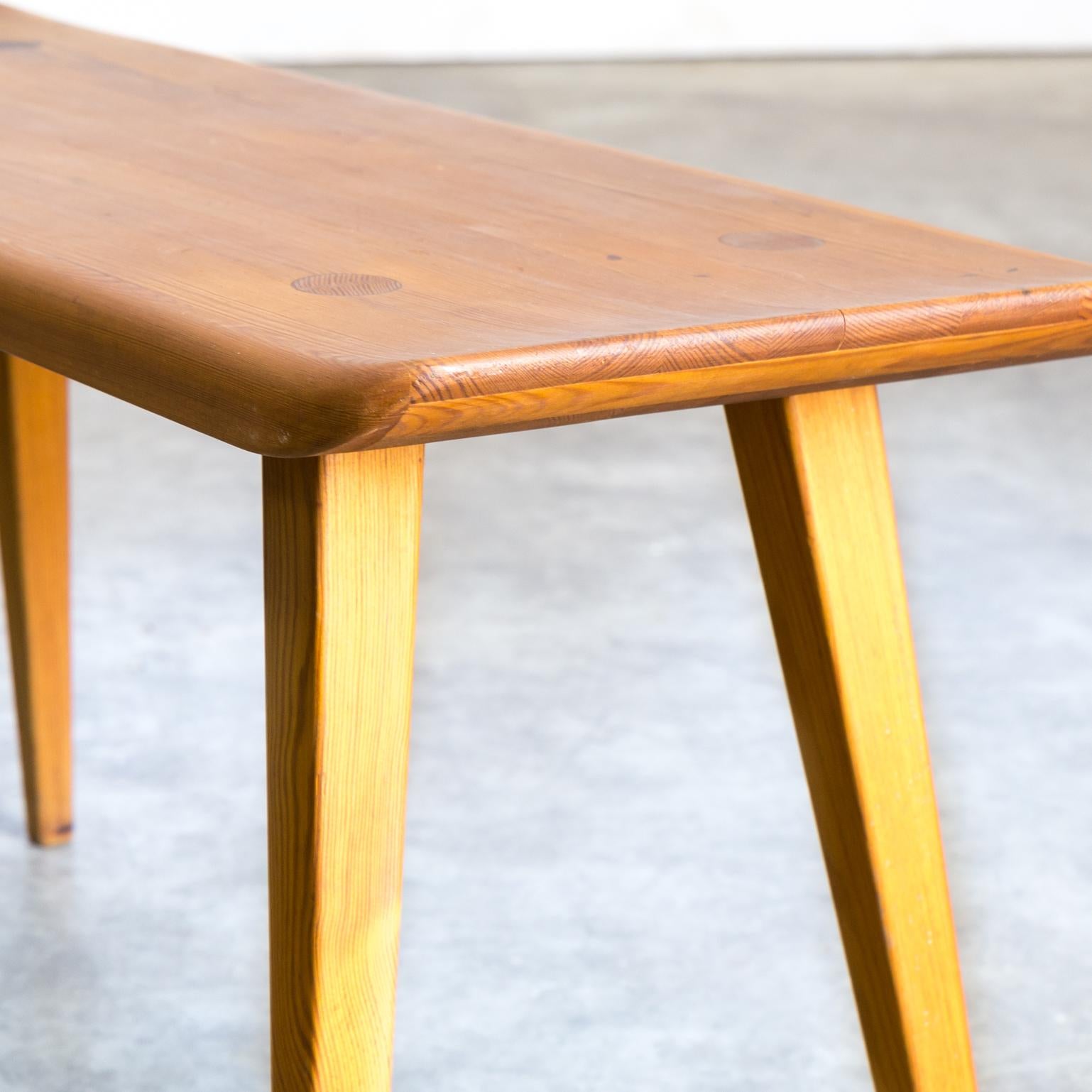 1960s Carl Malmsten Pine Bench for Karl Anderssons 5