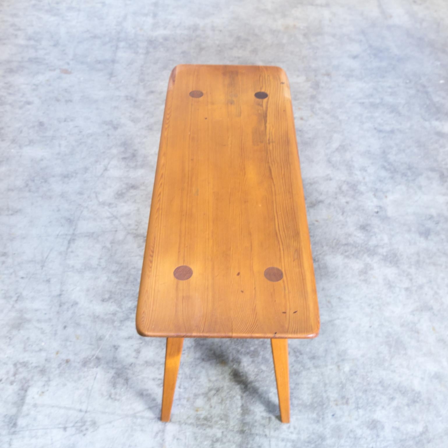 1960s Carl Malmsten Pine Bench for Karl Anderssons 1