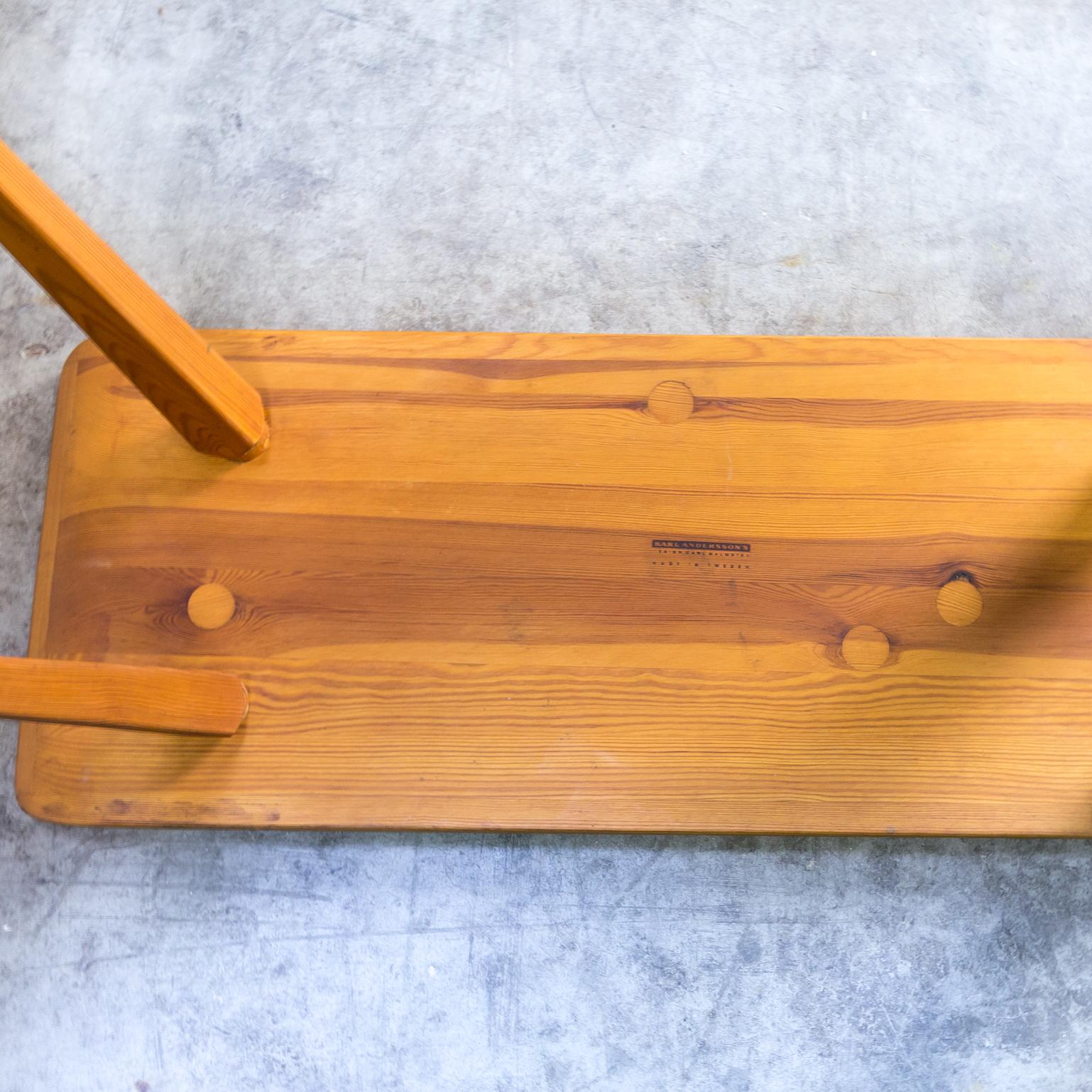 1960s Carl Malmsten Pine Bench for Karl Anderssons 3