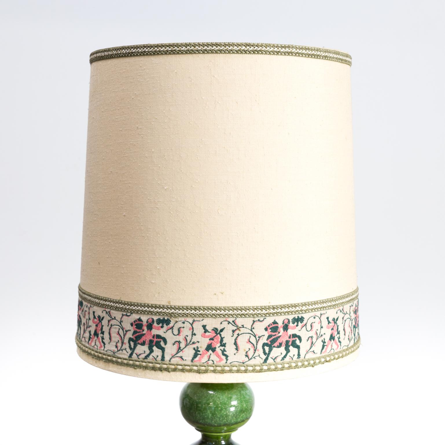 1960s Ceramic Floor Lamp of Kaiser Leuchten In Good Condition For Sale In Amstelveen, Noord
