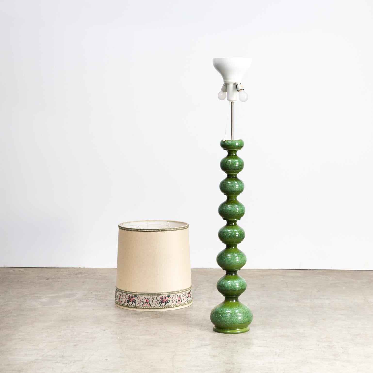 1960s Ceramic Floor Lamp of Kaiser Leuchten For Sale 4
