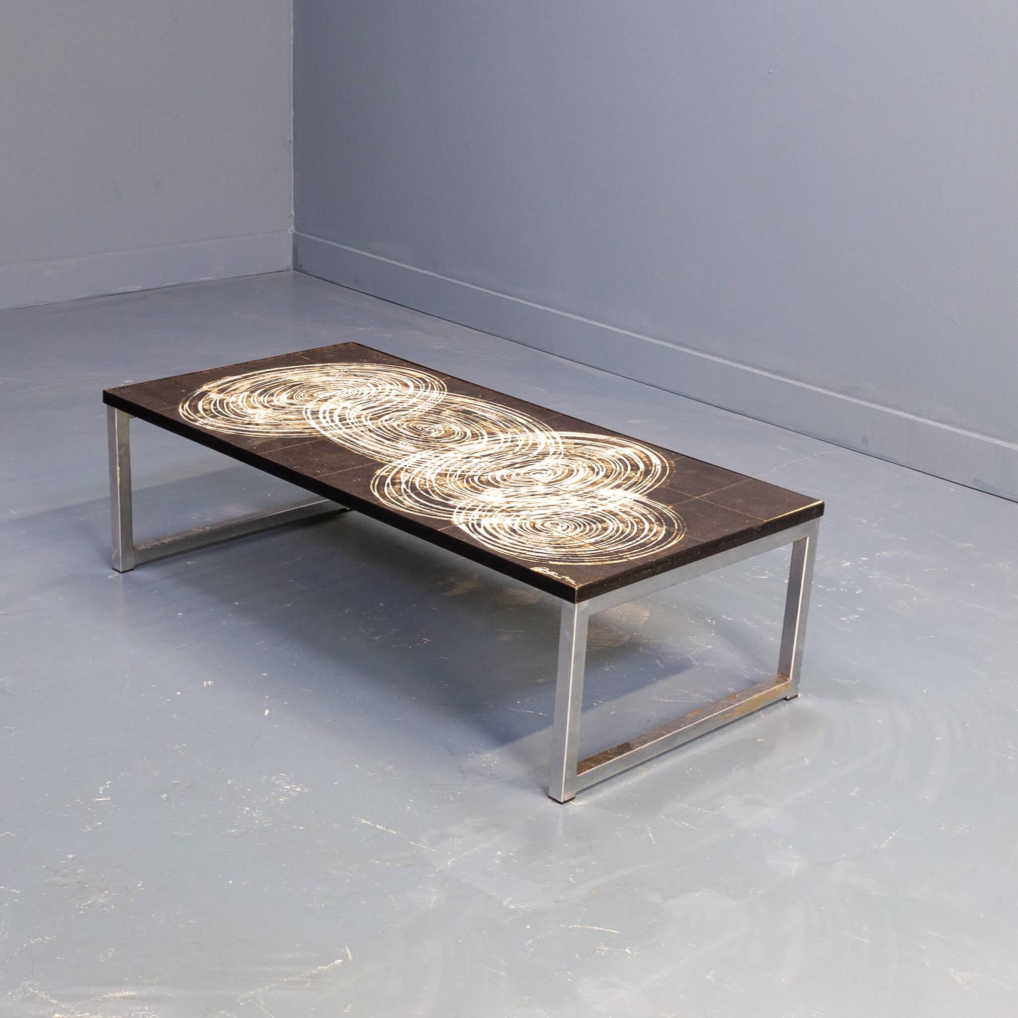 Mid-Century Modern 60s coffee table ‘model B’ by J. Belarti For Sale