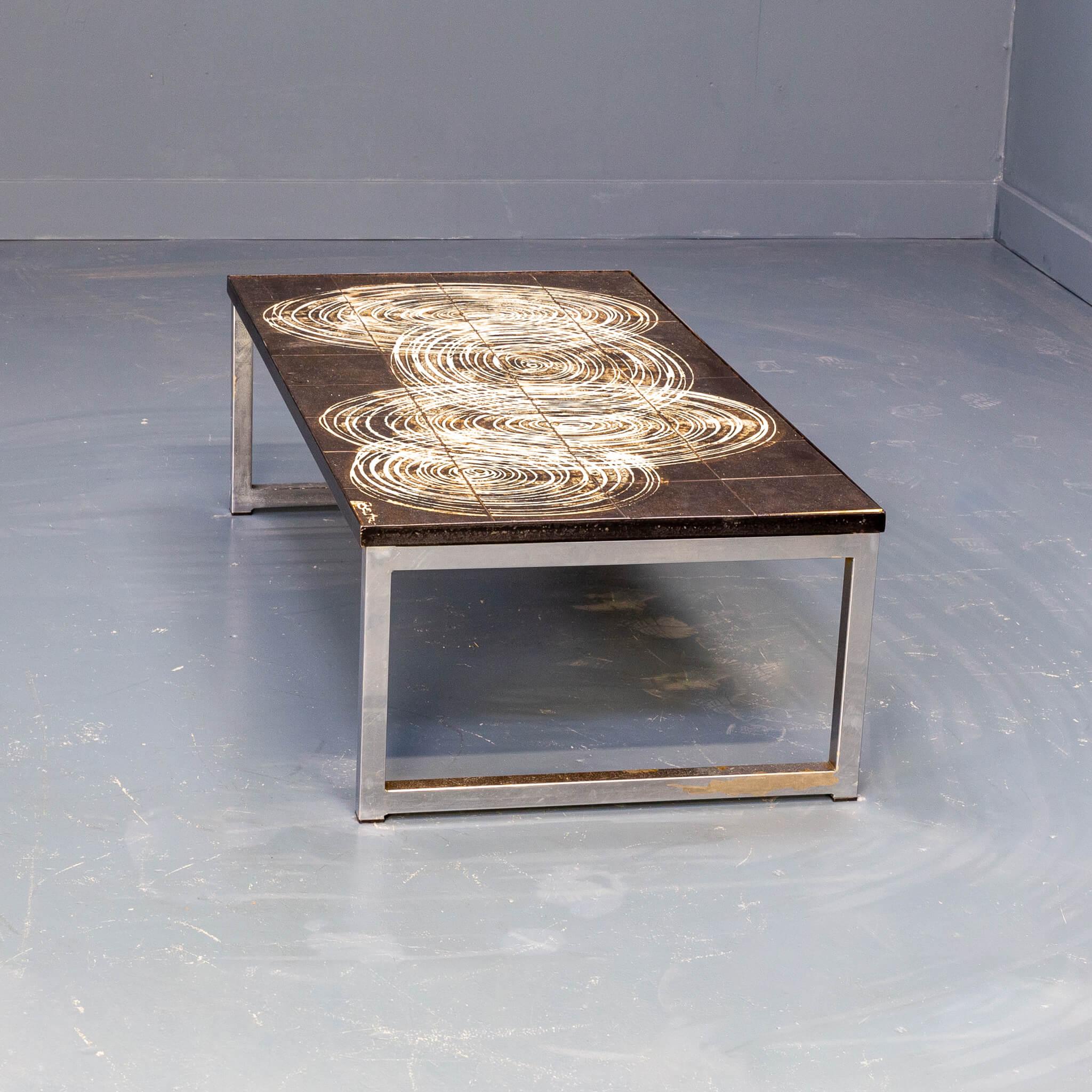 Belgian 60s coffee table ‘model B’ by J. Belarti For Sale