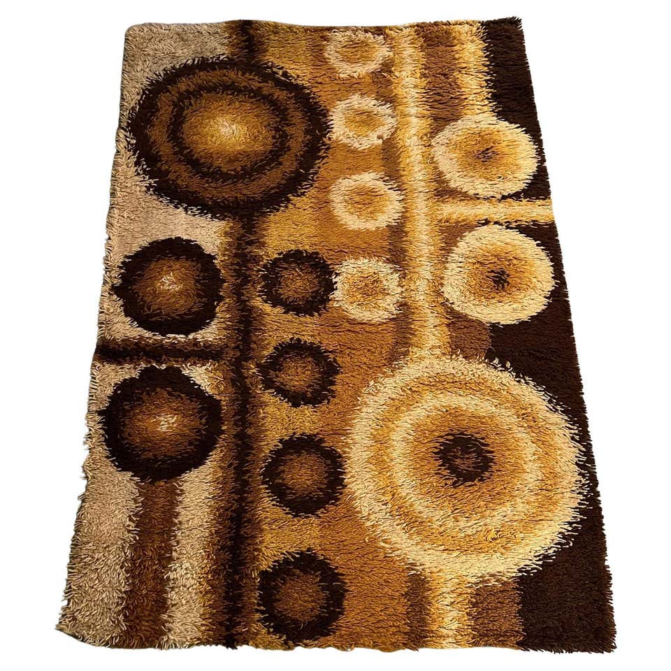German Ss Rug Large German Brown 100% Wool 1970s Carpet by Desso For Sale at 1stDibs