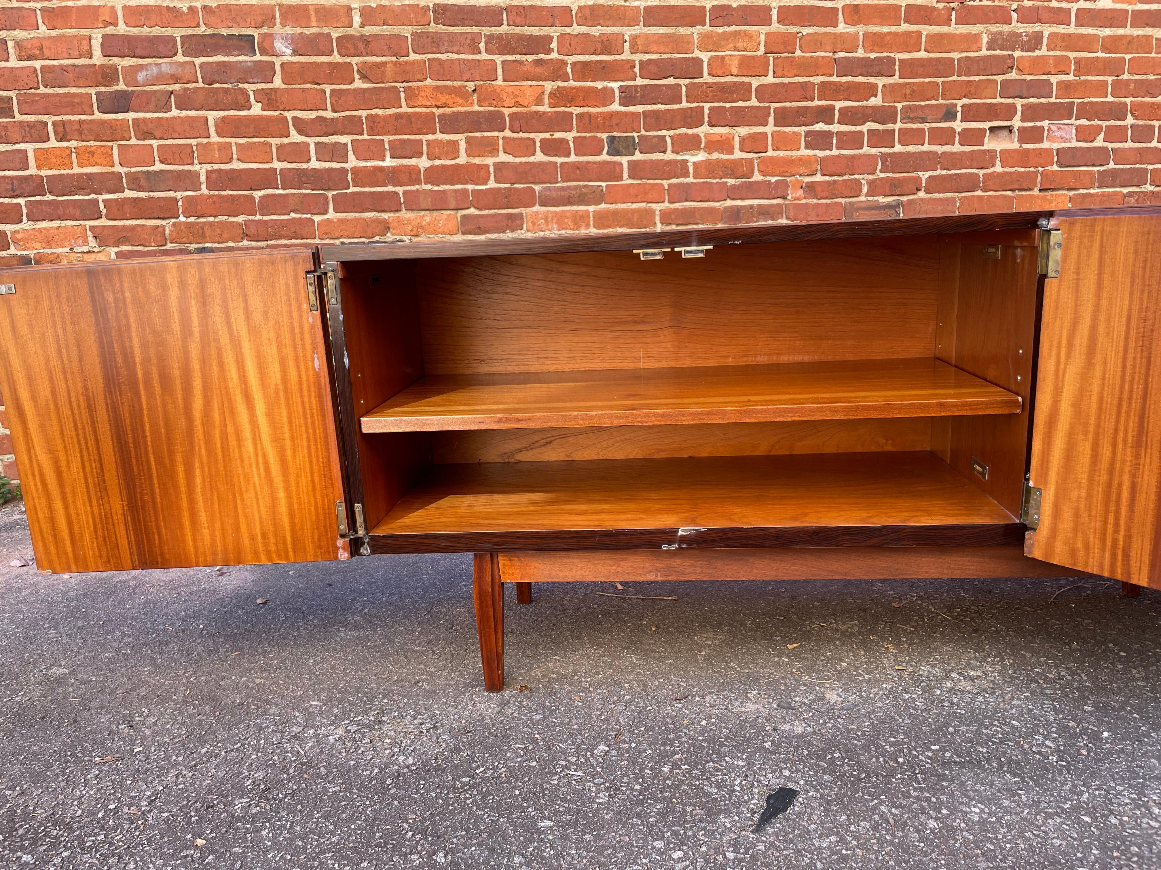 20th Century Danish Mid-Century Modern Monumental Rosewood Cradenza 7