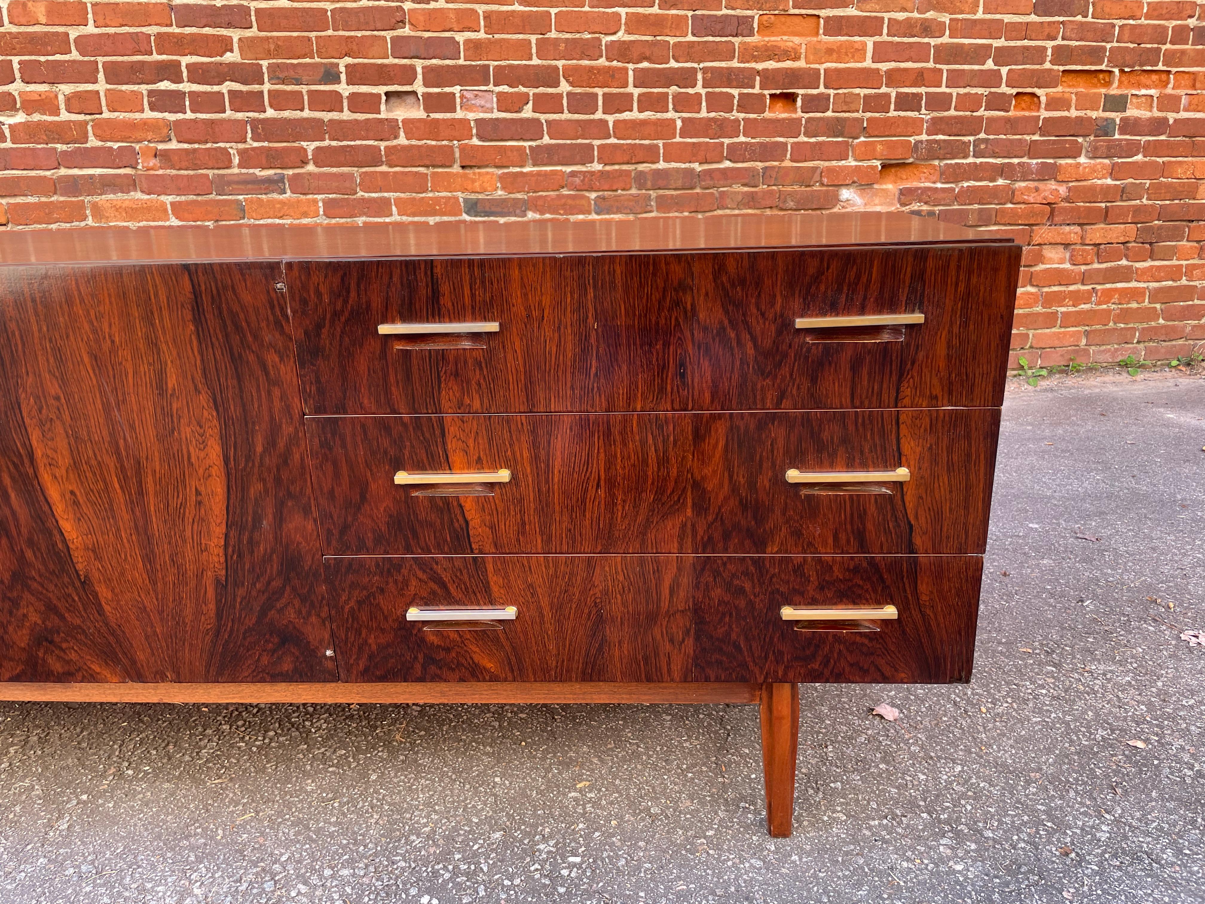 20th Century Danish Mid-Century Modern Monumental Rosewood Cradenza 13