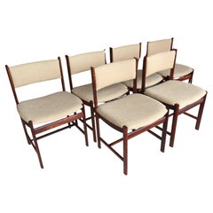 60s Danish Rosewood dining Chairs Set of 6