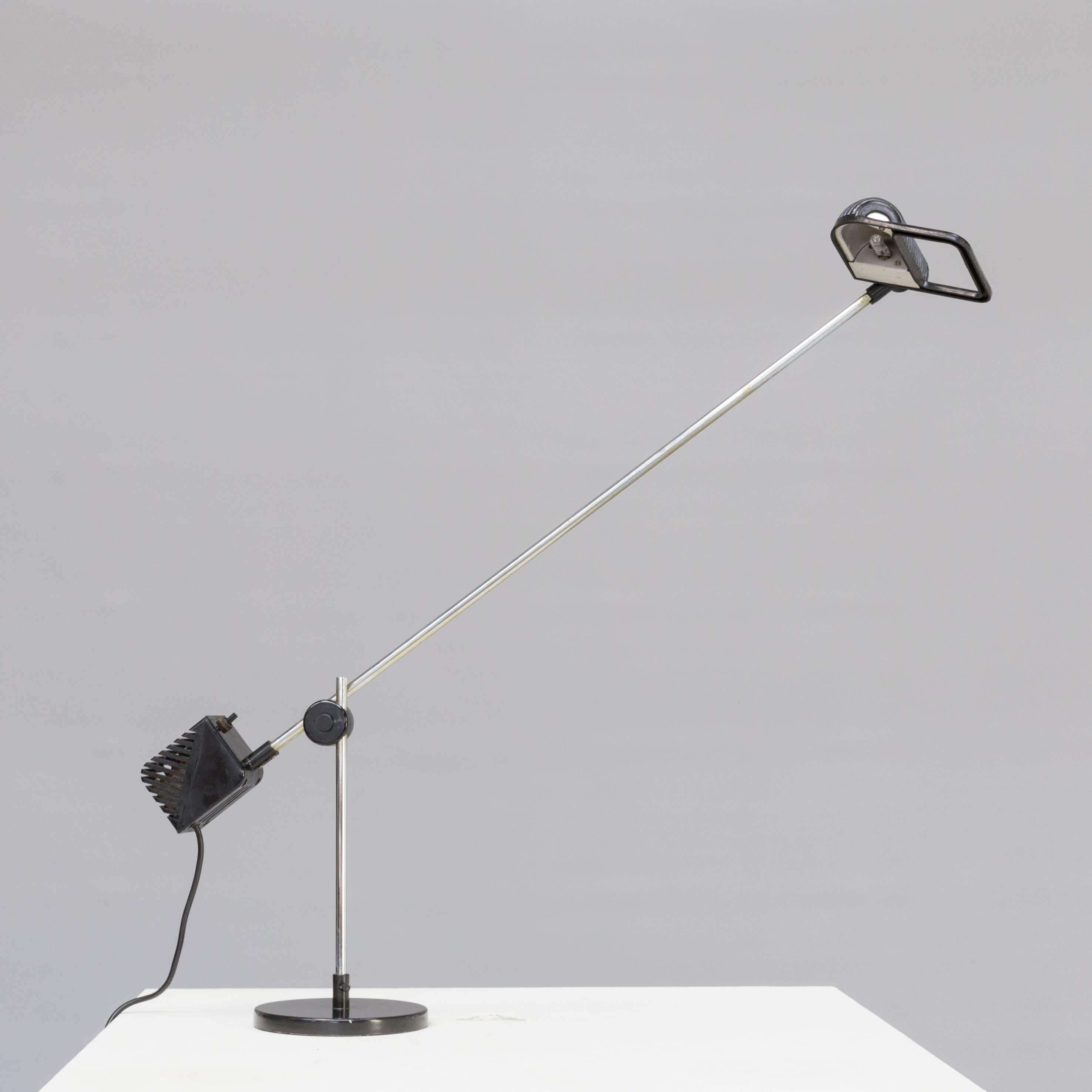 Italian 1960s De Pas, D’urbino & Lomazzi ‘Maniglia’ Table Lamp Halogen for Stilnovo For Sale